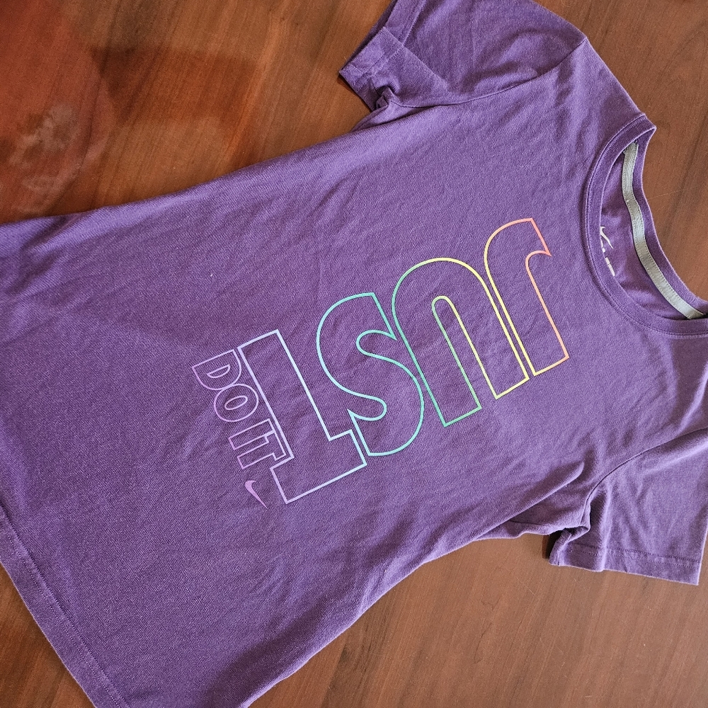 NIKE / Just Do It / Dri-fit T-shirt Purple